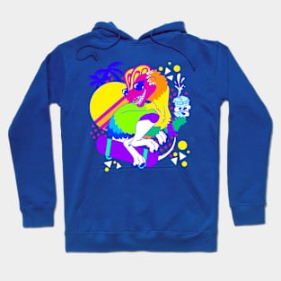 Totally Radical Dilophosaurs Hoodie